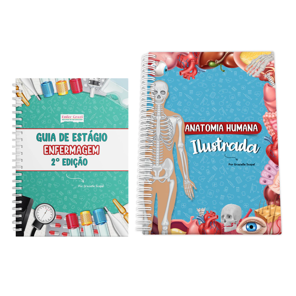 Combo: Guia de Estágio + Anatomia Humana Ilustrada + 10% OFF!