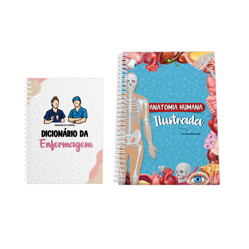 Combo: Dicionário da Enfermagem + Anatomia Humana Ilustrada + 10% OFF!