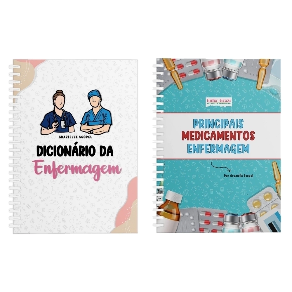 Combo: Dicionário da Enfermagem + Principais Medicamentos + 10% OFF!
