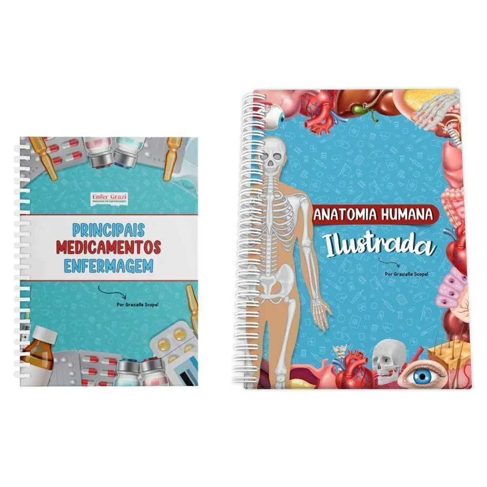 Combo: Principais Medicamentos + Anatomia Humana Ilustrada + 10% OFF!