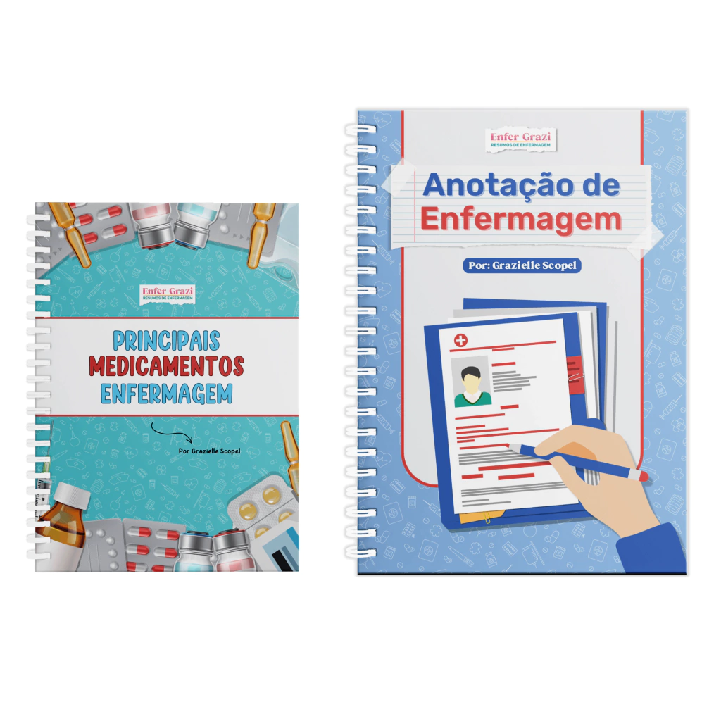 Combo: Principais Medicamentos + Anotação de Enfermagem + 10% OFF