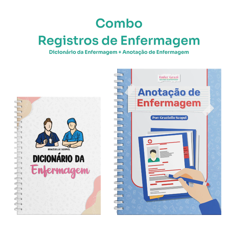 Combo Registros de Enfermagem: Dicionário da Enfermagem + Anotação de Enfermagem
