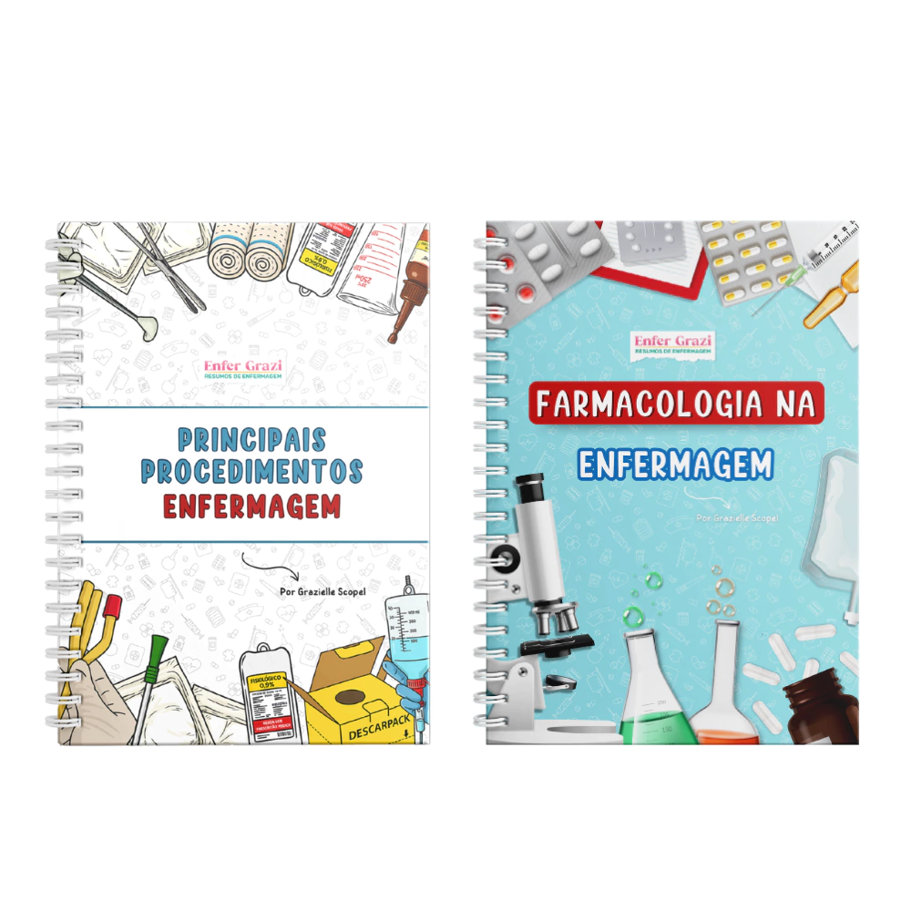 Combo: Principais Procedimentos + Farmacologia na Enfermagem + 10% OFF